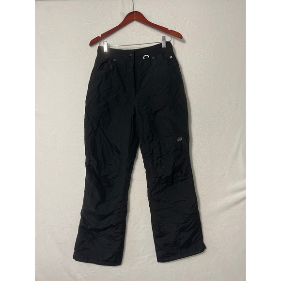 Slalom Pants - Slalom Womens Black Insulated Snow Pants Size Small Waterproof Ski Snowboard
